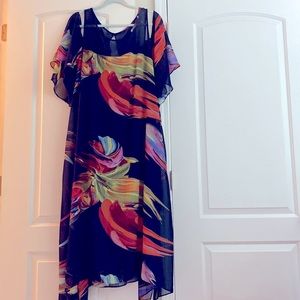 Cold shoulder dress